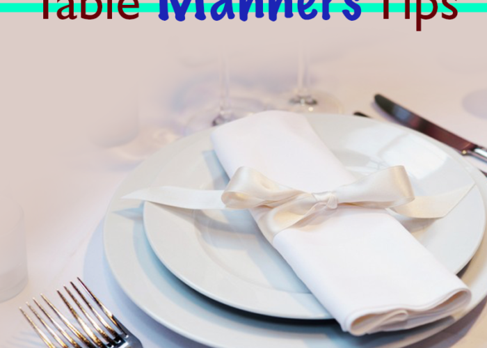Table Manners Tips
