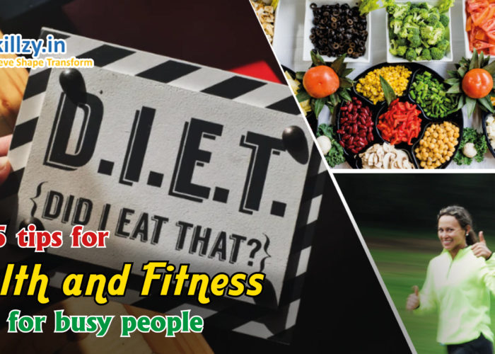 Health and fitness tips for busy people